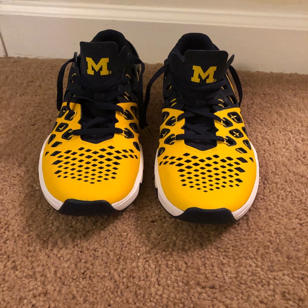 University of Michigan Nike sneakers